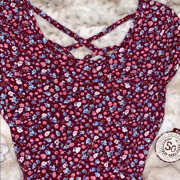 “CROSSBACK SKATER DRESS” - Picture 3 of 5